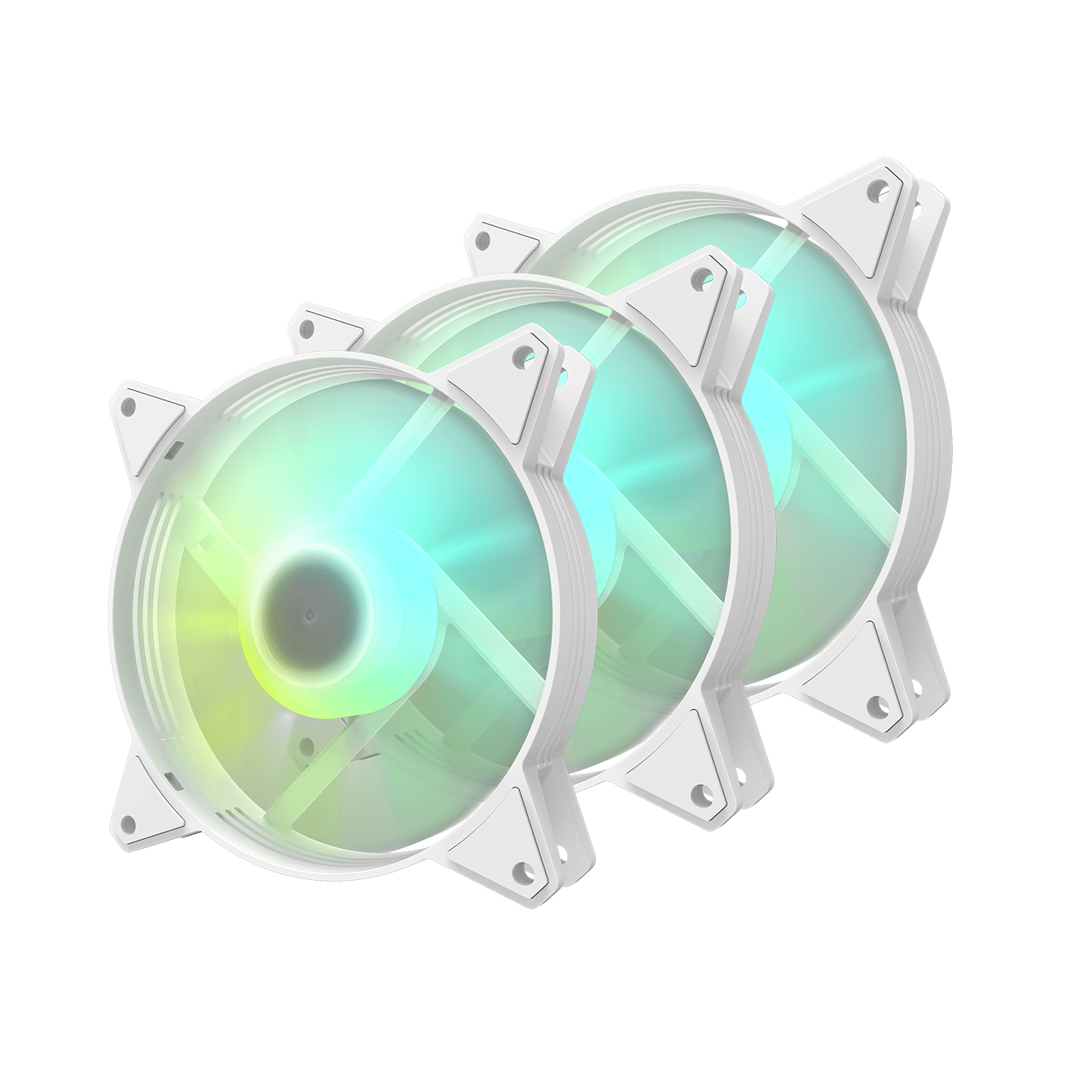 DarkFlash C6S 3-in-1 Aurora Spectrum RGB - White