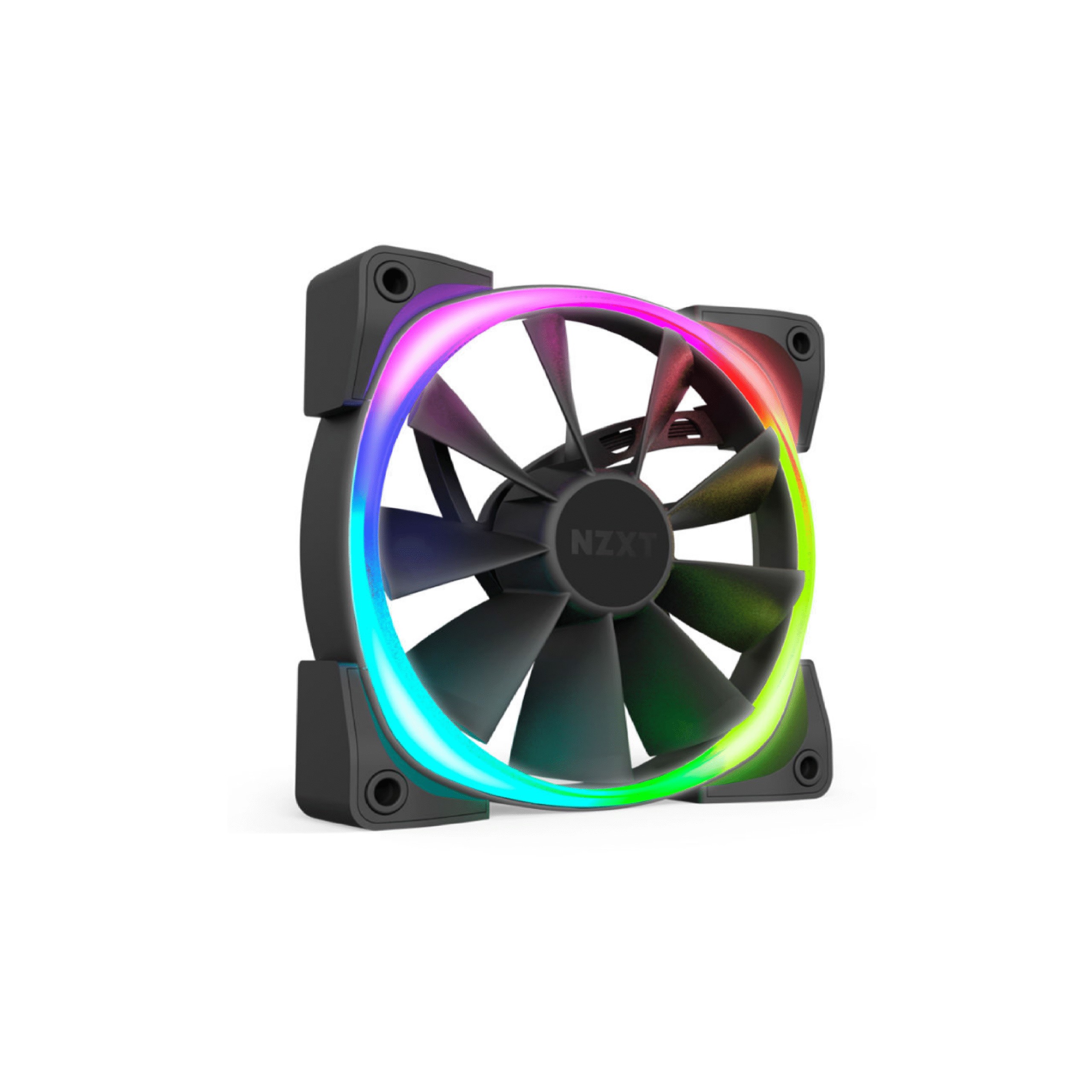 NZXT Aer RGB 2-120mm Single Fan- Black HF-28120-B1