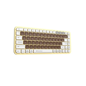 DarkFlash V200 84-Keys Bluetooth and 2.4G Wireless Keyboard- Mocha