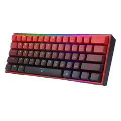 Redragon K617GBR-RGB Fizz RGB Wired Mechanical Gaming Keyboard- Blue Switch- Red