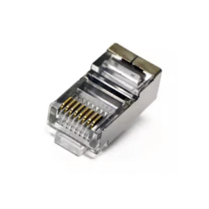 Kingster KNC010D RJ45 Connector Metal Pass-through (per piece)