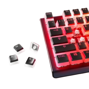 Steelseries Prismcaps Universal Double Shot PBT Keycaps- Black US (60200)