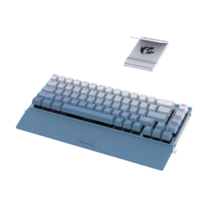 Redragon K641B-BW-RGB Shaco 68-keys Aluminum RGB Mechanical Keyboard -Red Switch -Blue