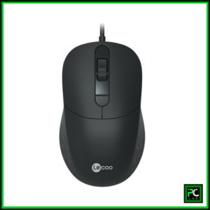 Lenovo Lecoo MS102 Wired Mouse- Black